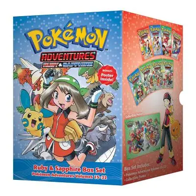 Coffret Pokmon Adventures Ruby & Sapphire : Comprend les volumes 15 à 22 - Pokmon Adventures Ruby & Sapphire Box Set: Includes Volumes 15-22