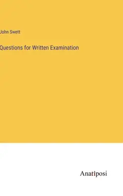 Questions pour l'examen écrit - Questions for Written Examination