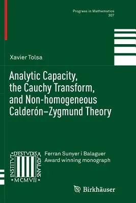 Capacité analytique, transformation de Cauchy et théorie non homogène de Caldern-Zygmund - Analytic Capacity, the Cauchy Transform, and Non-Homogeneous Caldern-Zygmund Theory