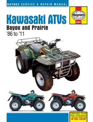 Kawasaki Atvs Bayou et Prairie '86 à '11 - Kawasaki Atvs Bayou and Prairie '86 to '11