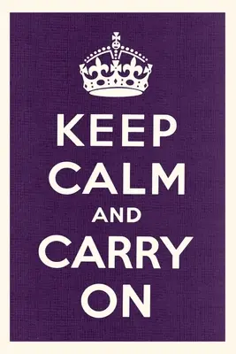 Journal d'époque Gardez votre calme et continuez - Vintage Journal Keep Calm and Carry On