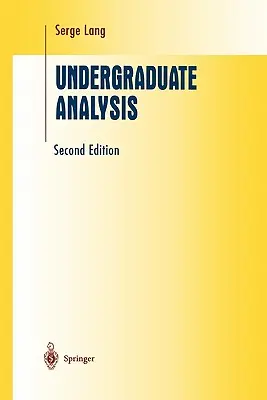 Analyse de premier cycle - Undergraduate Analysis