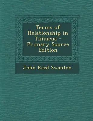 Termes de relation en Timucua - Terms of Relationship in Timucua