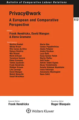 Privacy@work : Une perspective européenne et comparative - Privacy@work: A European and Comparative Perspective