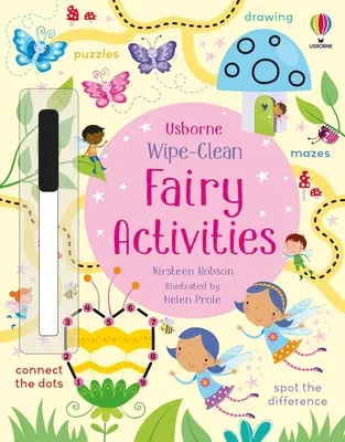 Activités de fées effaçables - Wipe-Clean Fairy Activities