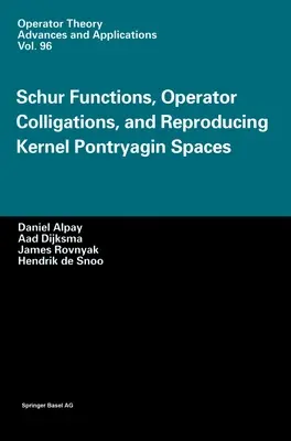 Fonctions de Schur, colligations d'opérateurs et espaces de Pontryagin à noyau reproducteur - Schur Functions, Operator Colligations, and Reproducing Kernel Pontryagin Spaces