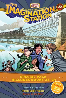 Imagination Station Books 3-Pack : Liberté aux chutes / Terreur dans le tunnel / Sauvetage sur la rivière - Imagination Station Books 3-Pack: Freedom at the Falls / Terror in the Tunnel / Rescue on the River