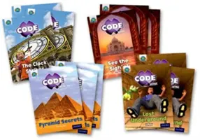 Projet X CODE Extra : Serre-livres violets, niveau 8 d'Oxford : les merveilles du monde et le péril des pyramides, paquet de 12 livres. - Project X CODE Extra: Purple Book Band, Oxford Level 8: Wonders of the World and Pyramid Peril, Class pack of 12