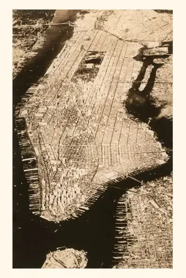 Journal d'époque Vue d'ensemble de Manhattan - Vintage Journal Overview of Manhattan