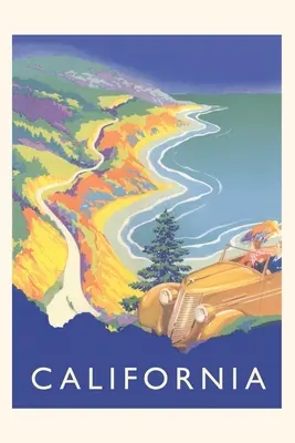 Journal d'époque Affiche de voyage en Californie - Vintage Journal California Travel Poster