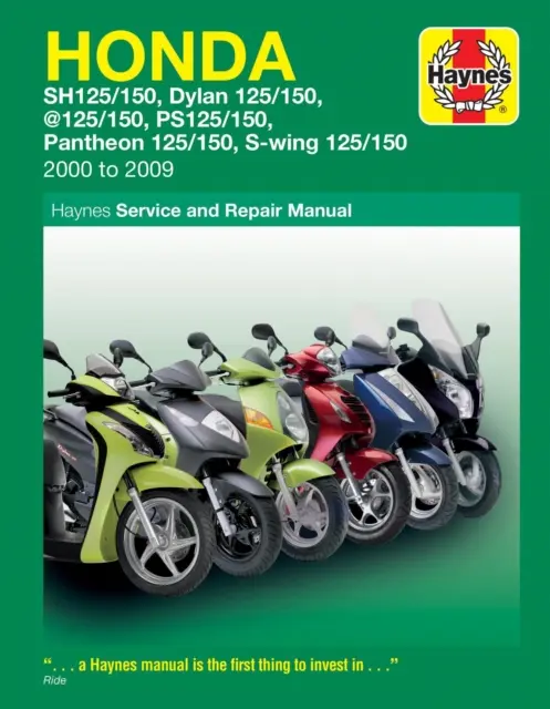 Scooters Honda 125 (SH, SES, NES, PES & FES 125) (00 - 09) - Honda 125 Scooters (SH, SES, NES, PES & FES 125) (00 - 09)