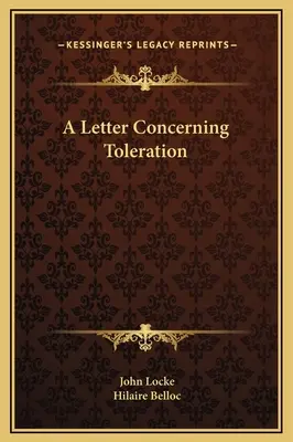 Lettre sur la tolérance - A Letter Concerning Toleration