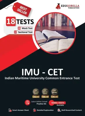 Imu CET 2023 : Indian Maritime University Common Entrance Test - 8 tests blancs et 10 tests de section (2000 questions résolues) avec accès gratuit. - Imu CET 2023: Indian Maritime University Common Entrance Test - 8 Mock Tests and 10 Sectional Tests (2000 Solved Questions) with Fre