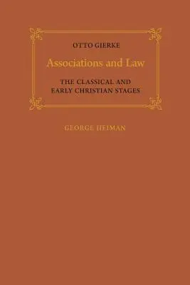 Associations et droit : L'époque classique et le début de l'ère chrétienne - Associations and Law: The Classical and Early Christian Stages