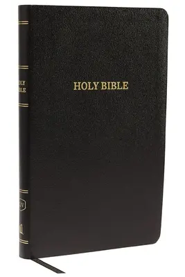 KJV, Bible de référence mince, aspect cuir, noir, édition lettre rouge - KJV, Thinline Reference Bible, Leather-Look, Black, Red Letter Edition