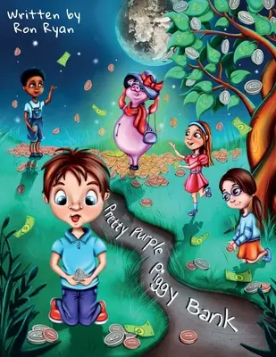 Jolie tirelire violette - Pretty Purple Piggy Bank