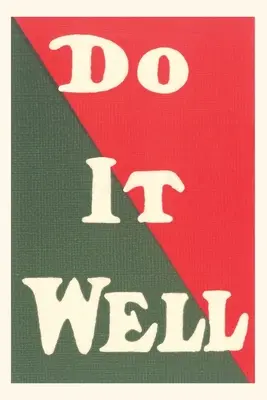 Journal Vintage Slogan Do It Well - Vintage Journal Do It Well Slogan