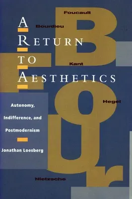 Un retour à l'esthétique : Autonomie, indifférence et postmodernisme - A Return to Aesthetics: Autonomy, Indifference, and Postmodernism