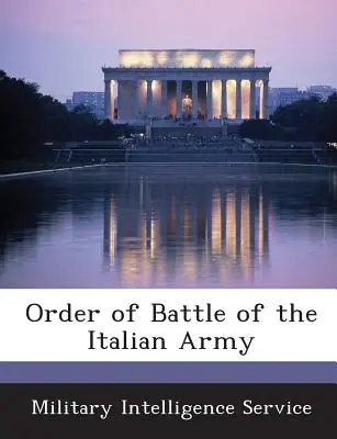 Ordre de bataille de l'armée italienne - Order of Battle of the Italian Army