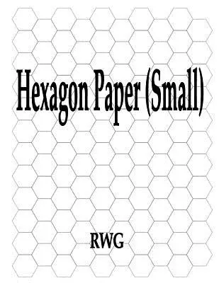 Papier hexagonal (petit) : 100 pages 8.5 X 11 - Hexagon Paper (Small): 100 Pages 8.5 X 11