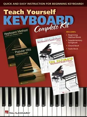 Teach Yourself Keyboard Complete Kit : Instruction rapide et facile pour débuter au clavier ! [Avec un livre de chansons supplémentaire, un livre d'accords, etc.] - Teach Yourself Keyboard Complete Kit: Quick and Easy Instruction for Beginning Keyboard! [With Supplementary Songbook, Chord Book, Etc.]