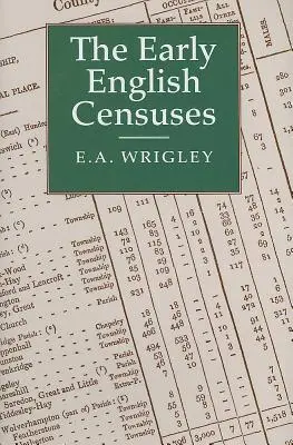 Les premiers recensements anglais [Avec CDROM] - The Early English Censuses [With CDROM]