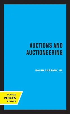 Enchères et ventes aux enchères - Auctions and Auctioneering