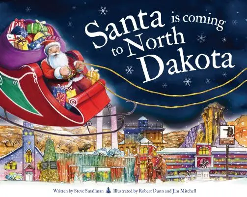 Le Père Noël vient au Dakota du Nord - Santa Is Coming to North Dakota