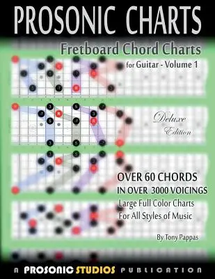 Diagrammes d'accords pour la guitare - Volume 1 - Fretboard Chord Charts for Guitar - Volume 1