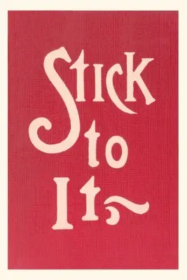 Journal d'époque S'y tenir - Vintage Journal Stick to It