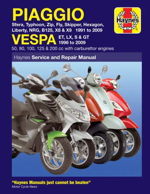 Scooters Piaggio (Vespa) (91 - 09) - Piaggio (Vespa) Scooters (91 - 09)