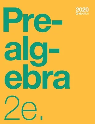 Prealgebra 2e Textbook (2e édition) (broché, n&b) - Prealgebra 2e Textbook (2nd Edition) (paperback, b&w)
