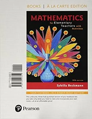 Mathematics for Elementary Teachers with Activities, Loose-Leaf Edition Plus Mylab Math -- 24 Month Access Card Package [With Access Code] (en anglais) - Mathematics for Elementary Teachers with Activities, Loose-Leaf Edition Plus Mylab Math -- 24 Month Access Card Package [With Access Code]