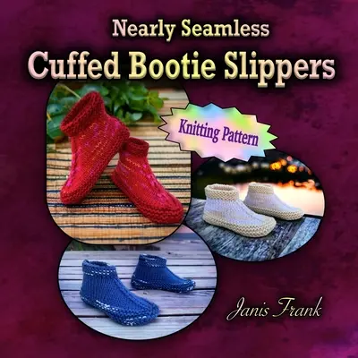 Chaussons à manchettes presque sans couture pour adultes - Nearly Seamless Cuffed Bootie Slippers for Adults