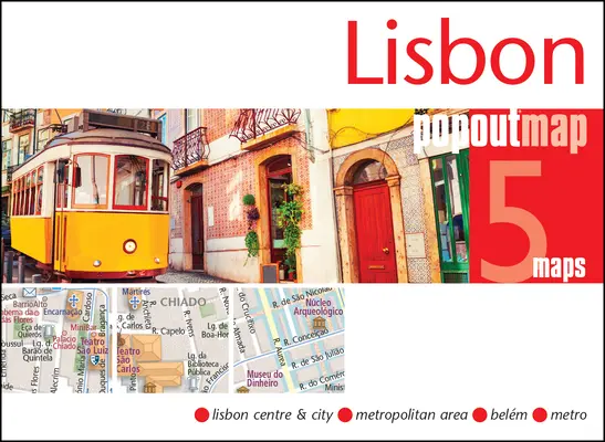 Lisbonne carte popout - Lisbon Popout Map