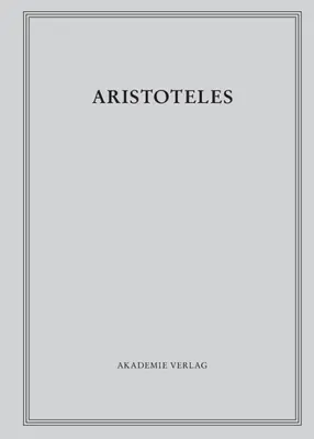 Aristoteles, BAND 5, Poetik