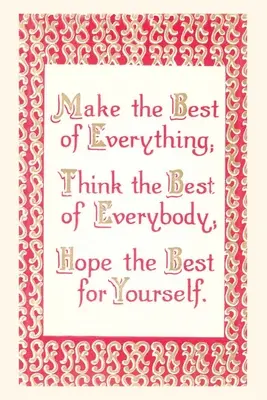 Journal d'époque Make the Best of It - Vintage Journal Make the Best of It