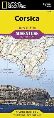 Carte de la Corse [France] - Corsica Map [France]