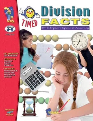 Exercice de division chronométré 4-6 ans - Timed Division Drill Facts Grades 4-6