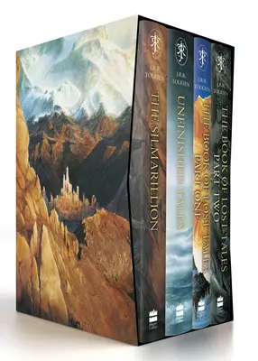 L'histoire de la Terre du Milieu Coffret #1 : Le Silmarillion / Les Contes Inachevés / Le Livre des Contes Perdus, Première Partie / Le Livre des Contes Perdus, Deuxième Partie - The History of Middle-Earth Box Set #1: The Silmarillion / Unfinished Tales / Book of Lost Tales, Part One / Book of Lost Tales, Part Two