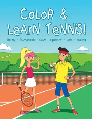 Coloriez et apprenez le tennis ! - Color & learn tennis!