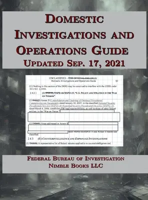 Guide des enquêtes et opérations nationales - Domestic Investigations and Operations Guide