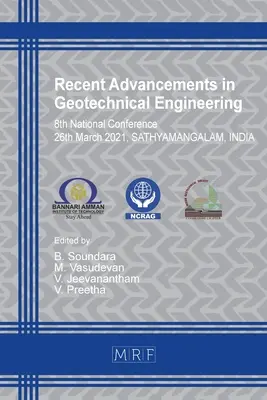 Progrès récents dans le domaine de l'ingénierie géotechnique : Ncrag'21 - Recent Advancements in Geotechnical Engineering: Ncrag'21