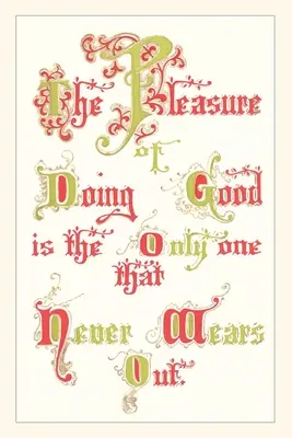 Journal d'époque Le plaisir de faire le bien - Vintage Journal The Pleasure of Doing Good