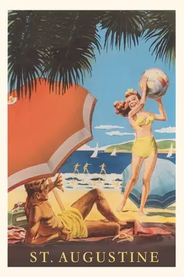 Journal d'époque Affiche de voyage St. Augustine - Vintage Journal St. Augustine Travel Poster