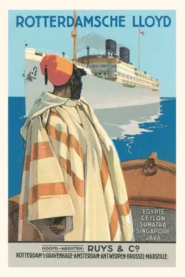 Journal d'époque Rotterdamsche Lloyd, africain - Vintage Journal Rotterdamsche Lloyd, African