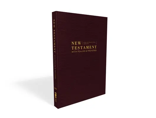 Niv, Nouveau Testament avec Psaumes et Proverbes, format de poche, broché, bourgogne, impression de confort - Niv, New Testament with Psalms and Proverbs, Pocket-Sized, Paperback, Burgundy, Comfort Print