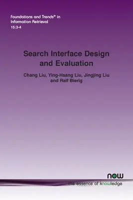 Conception et évaluation d'une interface de recherche - Search Interface Design and Evaluation