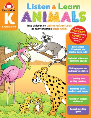 Écoutez et apprenez : Les animaux, classe de maternelle - Listen and Learn: Animals, Grade K