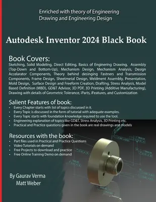 Livre noir d'Autodesk Inventor 2024 - Autodesk Inventor 2024 Black Book